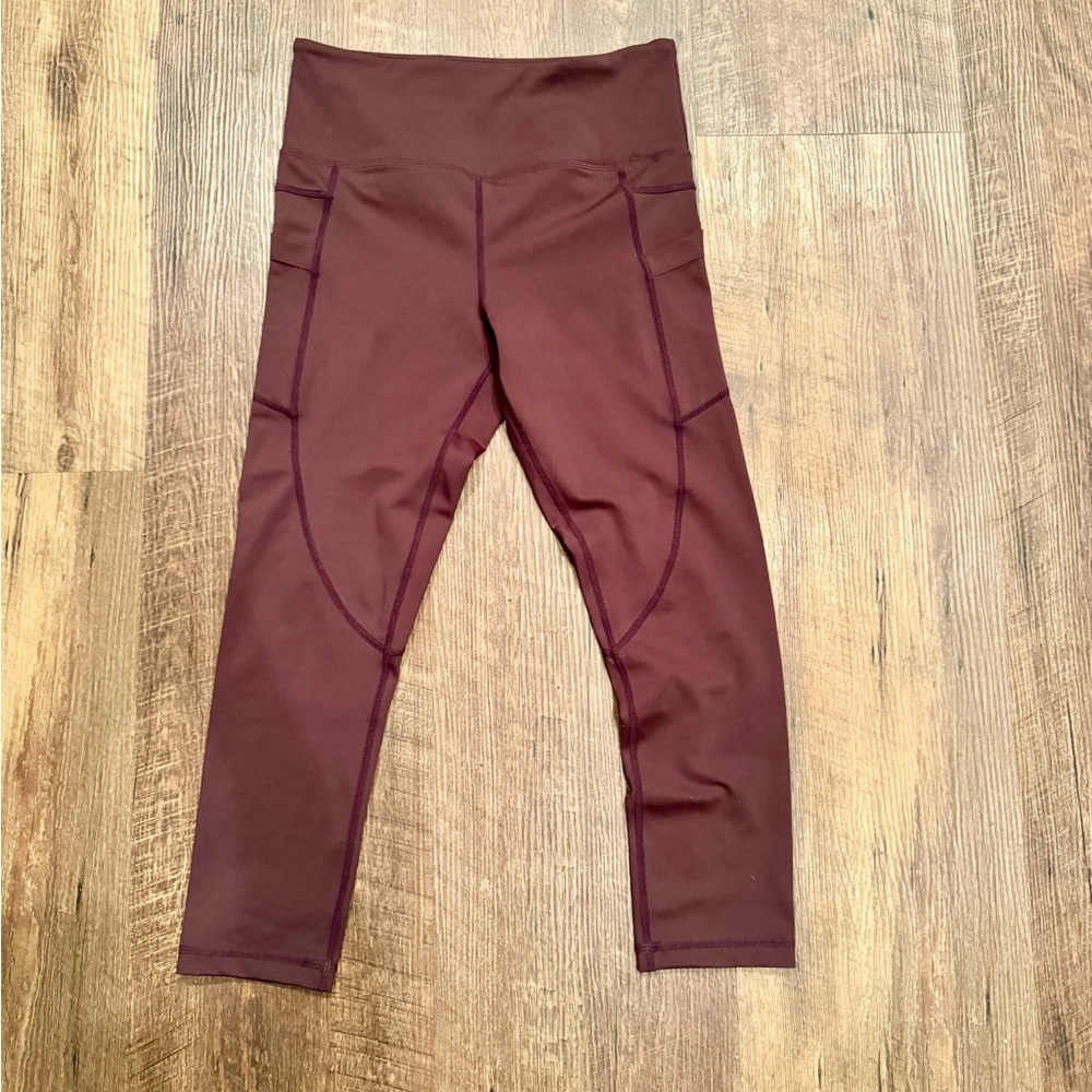 ZYIA Burgundy Leggings